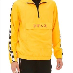 Yellow Checkered Windbreaker